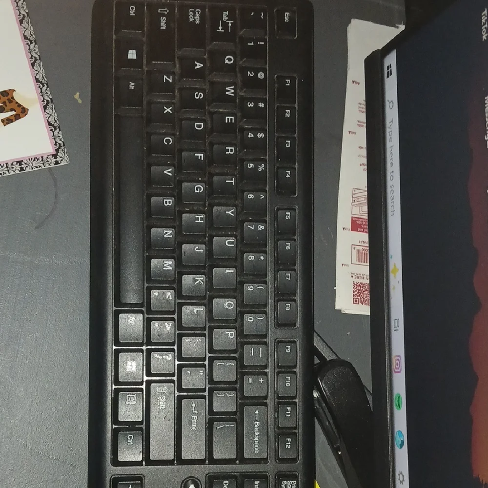Dell Monitor with Black and Gray Design